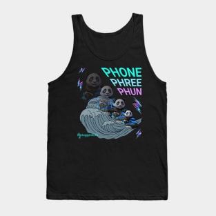 Panda Jetski Waverunner Phone Phree Phun Tee Tank Top